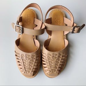 Lucca Lane women’s leather sandals size 7